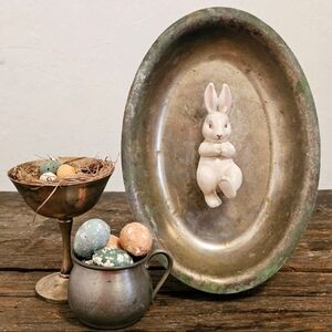 Sweet Cottage Chic Rabbit Display
